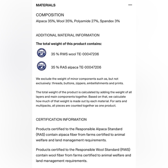 H&M PREMIUM COLLECTION OVERSIZED ALPACA-BLEND SWEATER Sz SMALL NWT - Picture 5 of 6